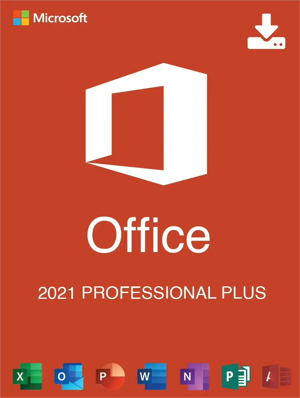 Microsoft Office 2021 Professional Plus 64/32 Bit License Key